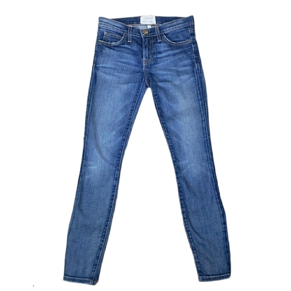 CURRENT/ELLIOTT Stretch Skinny Blue Jeans Size 24